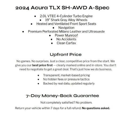 2024 Acura TLX SH-AWD w/A-Spec Package