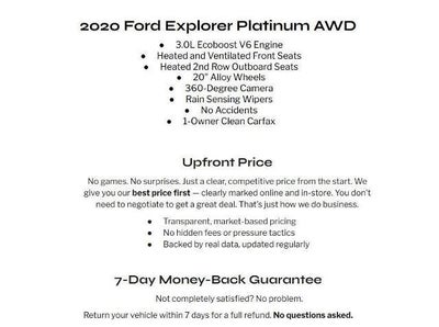2020 Ford Explorer Platinum 4WD
