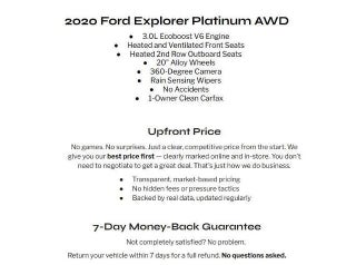 2020 Ford Explorer Platinum 4WD