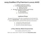 2023 Cadillac CT5 4dr Sdn Premium Luxury