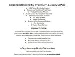 2022 Cadillac CT5 4dr Sdn Premium Luxury