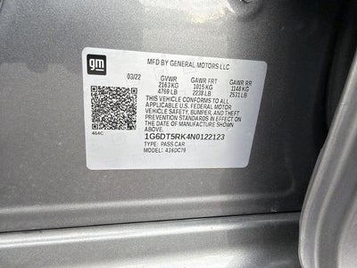 2022 Cadillac CT5 4dr Sdn Premium Luxury