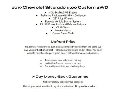 2019 Chevrolet Silverado 1500 4WD Crew Cab 147 Custom