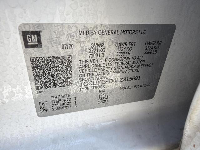 2020 Chevrolet Silverado 1500 4WD Crew Cab 147 RST