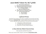 2021 GMC Yukon XL 4WD 4dr SLT