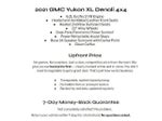 2021 GMC Yukon XL 4WD 4dr Denali