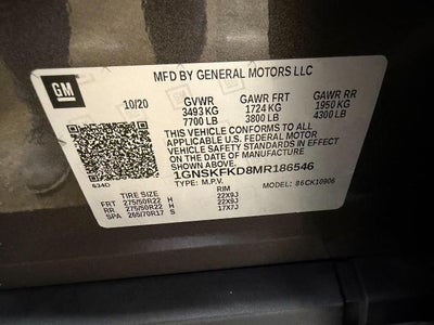 2021 Chevrolet Suburban 4WD 4dr Premier