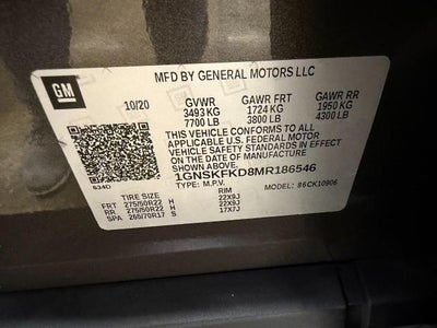 2021 Chevrolet Suburban 4WD 4dr Premier