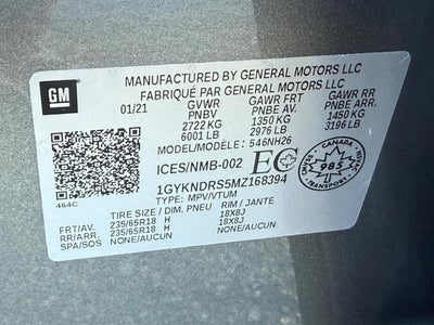 2021 Cadillac XT5 AWD 4dr Premium Luxury