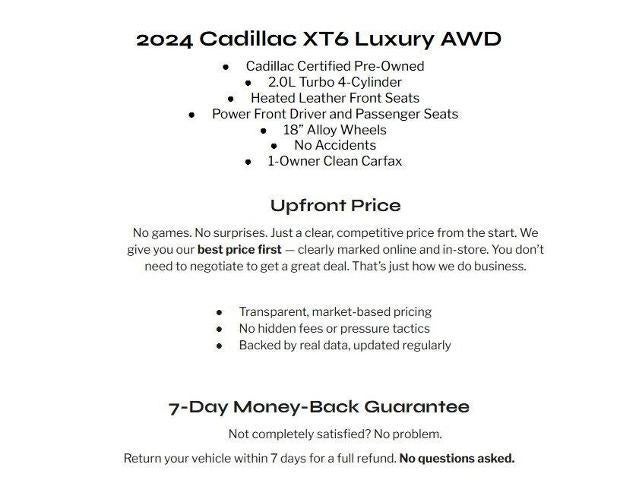 2024 Cadillac XT6 Luxury