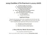 2025 Cadillac XT6 AWD 4dr Premium Luxury