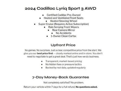 2024 Cadillac LYRIQ 4dr Luxury w/1SC