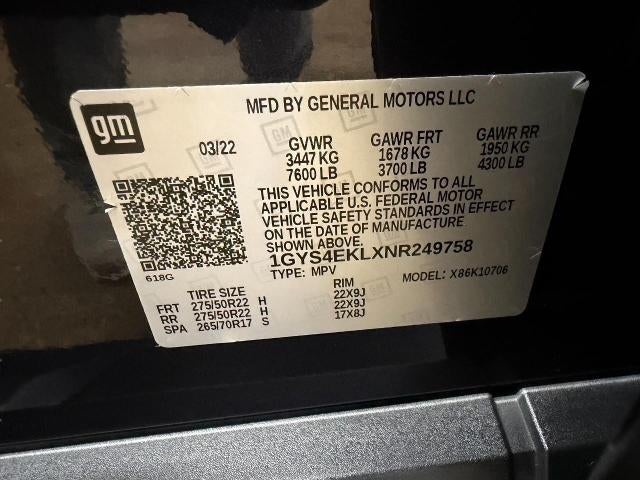 2022 Cadillac Escalade 4WD 4dr Sport