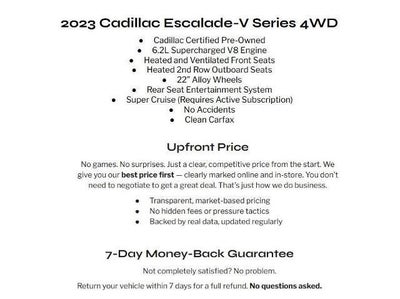 2023 Cadillac Escalade Escalade-V