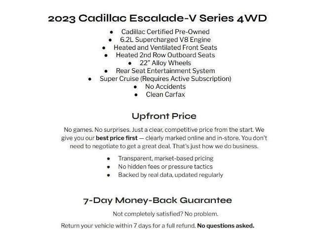 2023 Cadillac Escalade Escalade-V