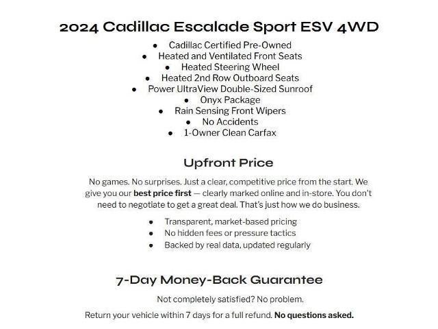 2024 Cadillac Escalade ESV 4WD Sport's photo