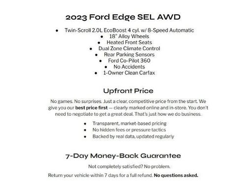 2023 Ford Edge SEL AWD