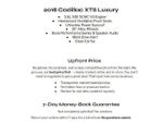 2018 Cadillac XTS 4dr Sdn Luxury FWD