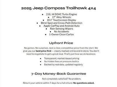 2025 Jeep Compass Trailhawk 4x4