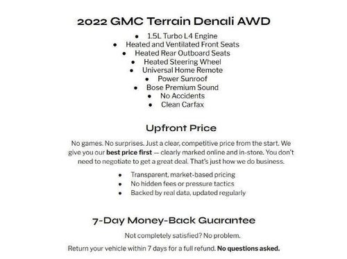 2022 GMC Terrain AWD 4dr Denali