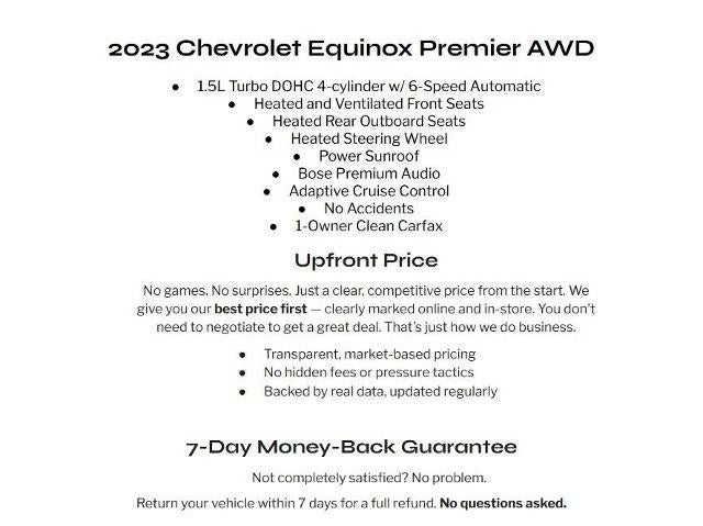 2023 Chevrolet Equinox AWD 4dr Premier