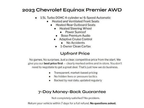 2023 Chevrolet Equinox AWD 4dr Premier