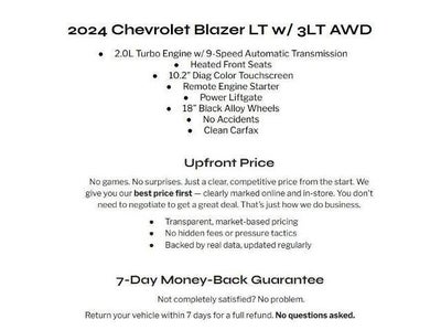 2024 Chevrolet Blazer AWD 4dr LT w/3LT