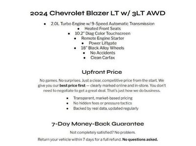 2024 Chevrolet Blazer AWD 4dr LT w/3LT