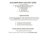 2019 GMC Sierra 1500 4WD Crew Cab 147 SLT