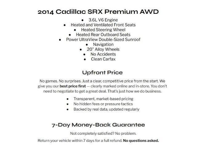 2014 Cadillac SRX AWD 4dr Premium Collection