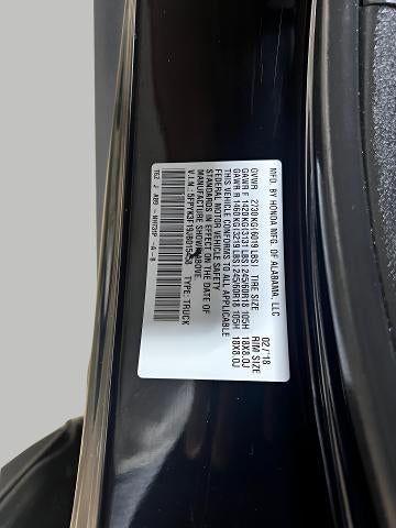 2018 Honda Ridgeline Sport AWD