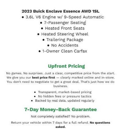 2023 Buick Enclave AWD 4dr Essence