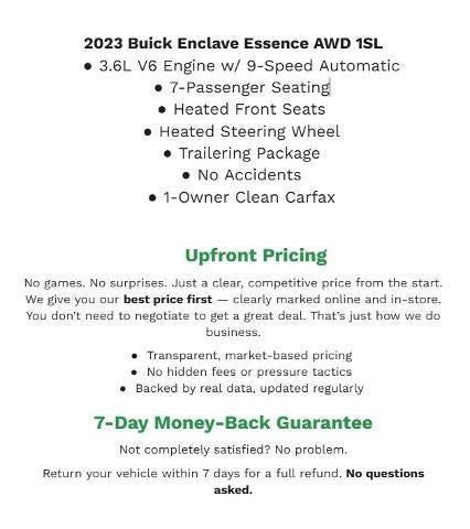 2023 Buick Enclave AWD 4dr Essence