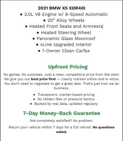 2021 BMW X5 xDrive40i Sports Activity Vehicle