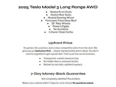 2025 Tesla Model 3 Long Range AWD
