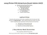 2023 RIVIAN R1S Adventure Quad-Motor Large Pack