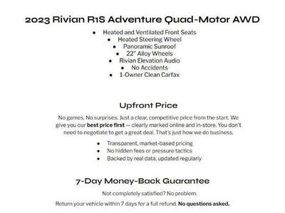 2023 RIVIAN R1S Adventure Quad-Motor Large Pack