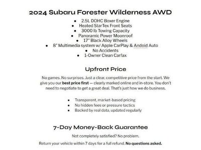 2024 Subaru Forester Wilderness AWD