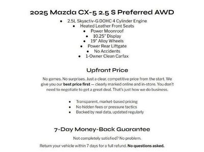 2025 Mazda Mazda CX-5 2.5 S Preferred Package AWD