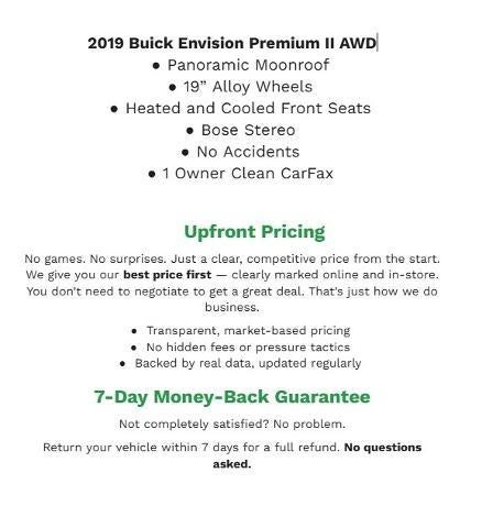 2019 Buick Envision AWD 4dr Premium II