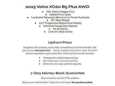 2023 Volvo XC60 B5 AWD Plus Bright Theme