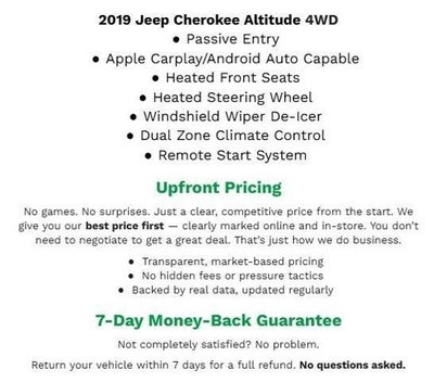 2019 Jeep Cherokee SPORT UTILITY