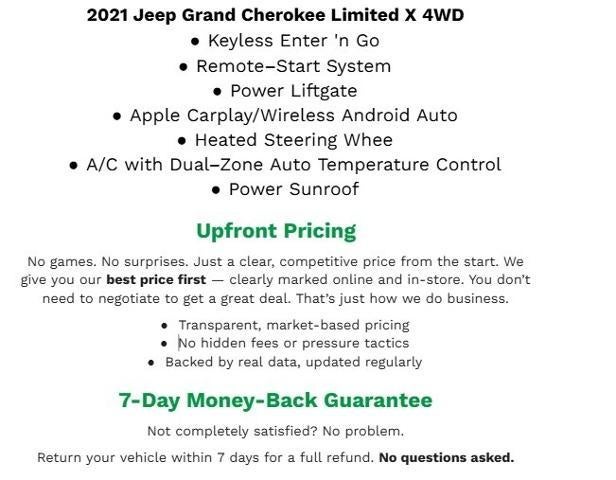 2021 Jeep Grand Cherokee Limited X 4x4