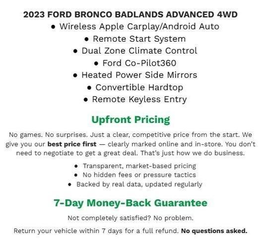 2023 Ford Bronco SPORT UTILITY