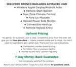 2023 Ford Bronco Badlands 2 Door Advanced 4x4