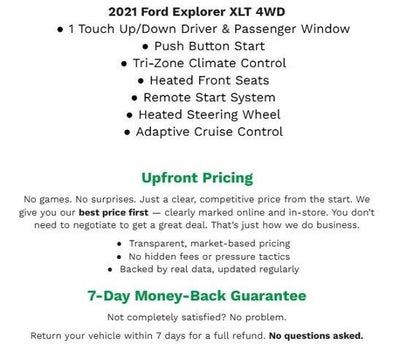 2021 Ford Explorer XLT 4WD