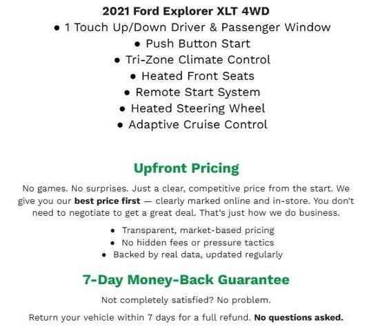 2021 Ford Explorer XLT 4WD
