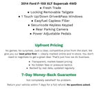 2014 Ford F-150 4WD SuperCab 145 XLT