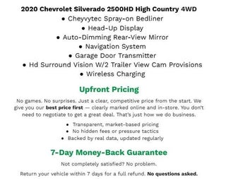 2020 Chevrolet Silverado 2500 HD 4WD Crew Cab 159 High Country