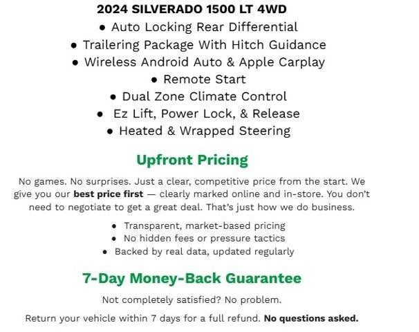 2024 Chevrolet Silverado 1500 4WD Crew Cab 147 LT w/2FL